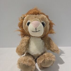 Animal Adventure Brown Lion Plush 10" Stuffed Animal Soft Toy